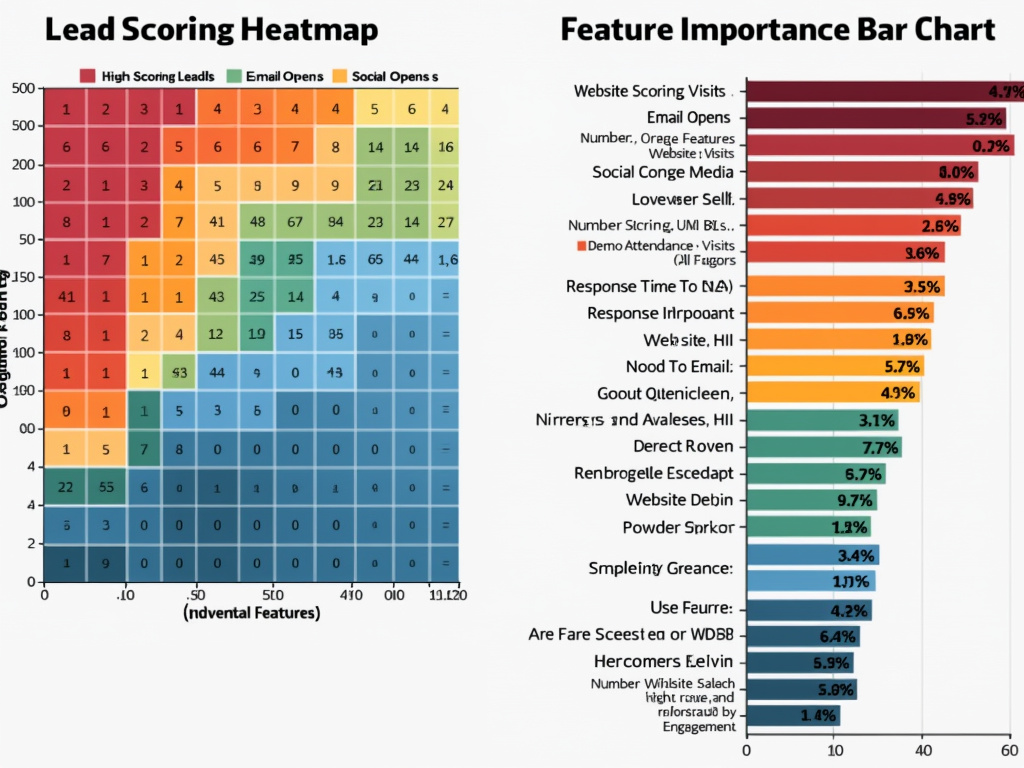 AI Lead Scoring heatmap